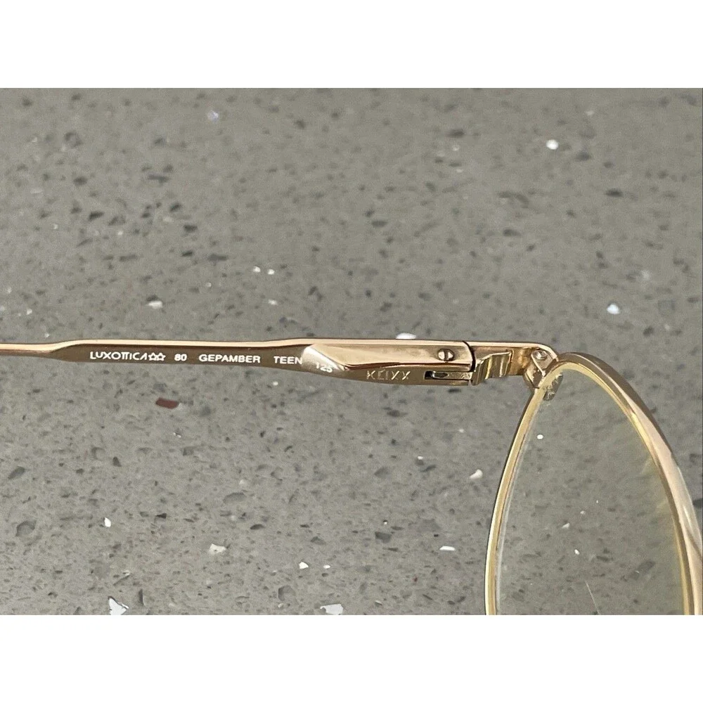 LUXOTTICA KLIXX Gepcopper Teen Tortoise Eyeglass Frame Flex Italy 48-18-125